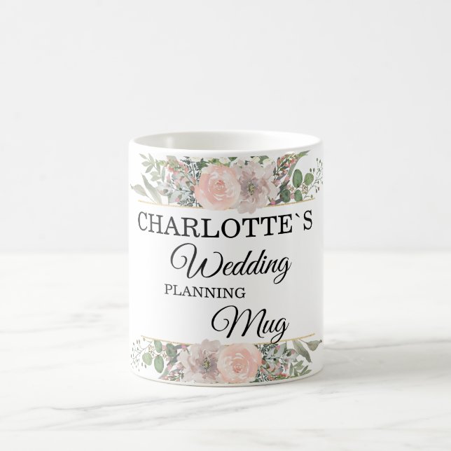 Taza De Café personalizable- Wedding-Planning-Mug Kaffeetasse   (Centro)