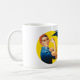 Taza De Café Personalización de la potenciación de Rosie Rivete