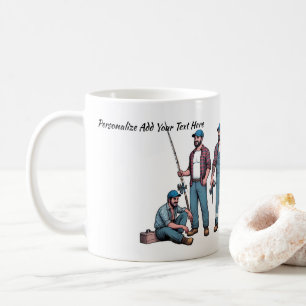 Taza De Café Personalización de las operaciones Los hombres deb