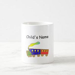 Taza De Café Personalización de los niños Choo Choo Train Leche