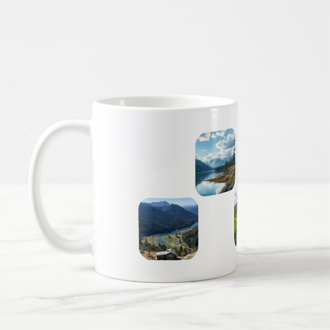 Taza De Café personalización de vacaciones nostalgia (Izquierda)