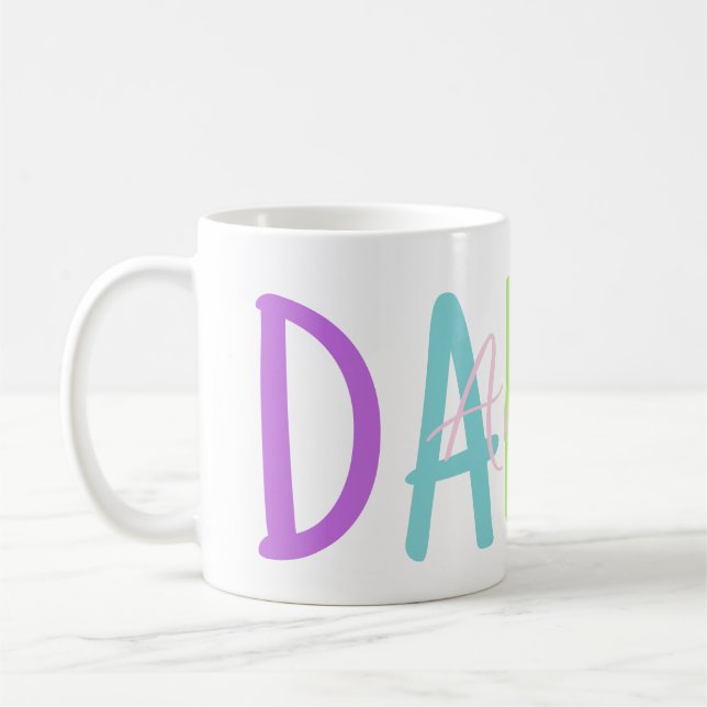 Taza De Café Personalización del amante de la danza del arcoiri (Izquierda)