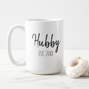 Taza De Café Personalización del año Minimalista simple de mari