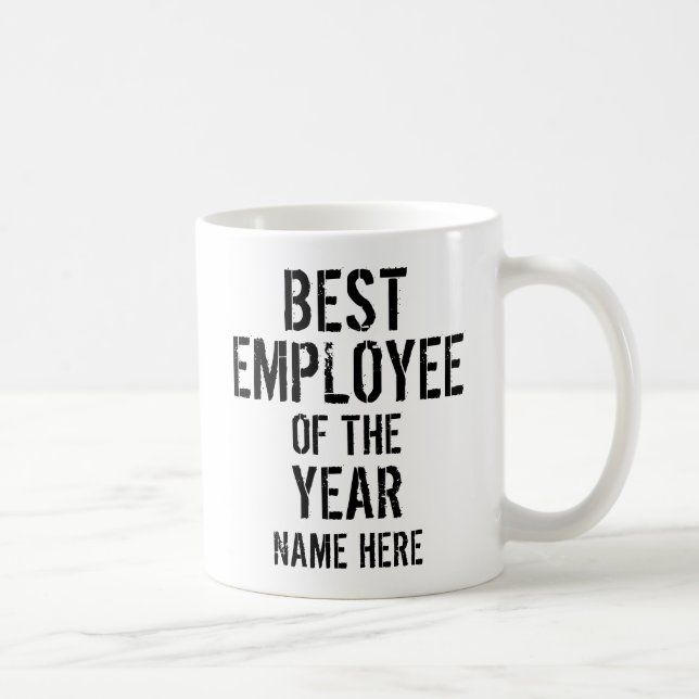 TAZA DE CAFÉ PERSONALIZACIÓN DEL MEJOR EMPLEADO DEL AÑO (Derecha)