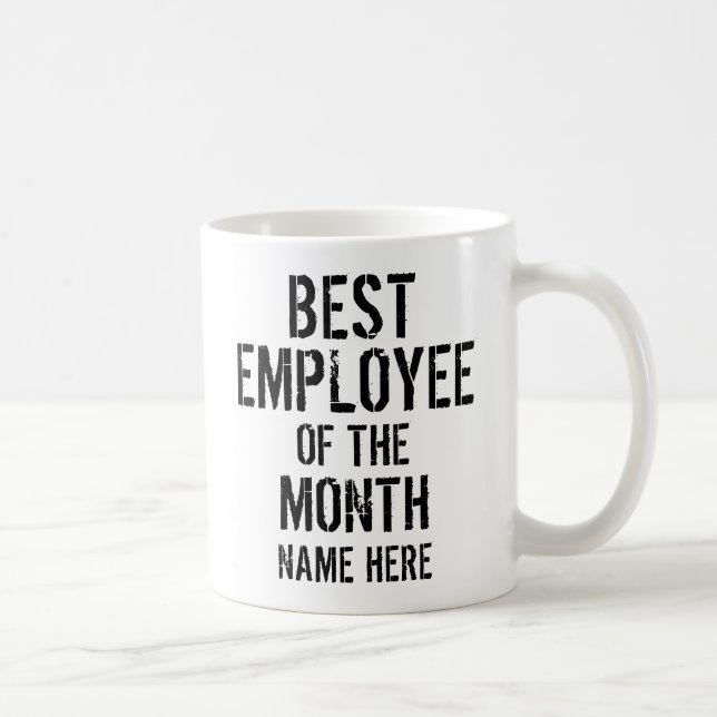 TAZA DE CAFÉ PERSONALIZACIÓN DEL MEJOR EMPLEADO DEL MES (Derecha)