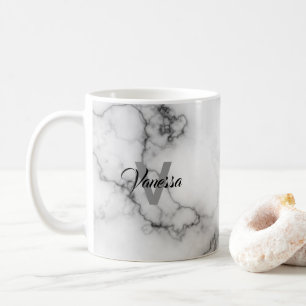Taza De Café Personalización del patrón de mármol