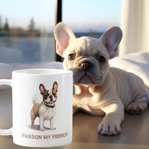 Taza De Café Personalización divertida del Bulldog francés