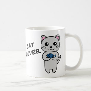 Taza de café personalizada AMANTE DE GATOS