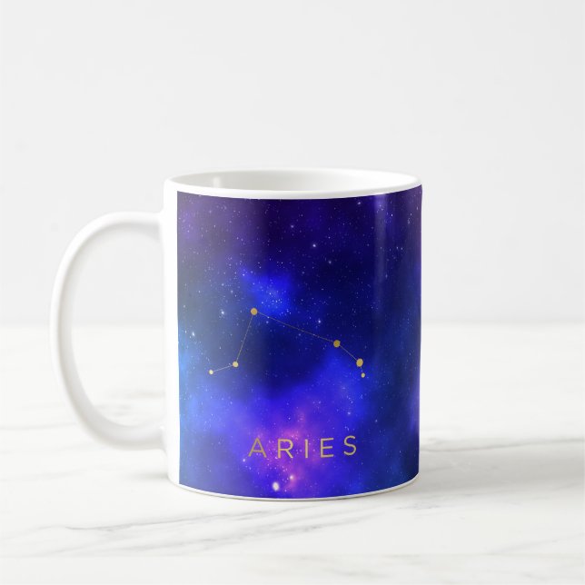 Taza de café personalizada aries (Izquierda)