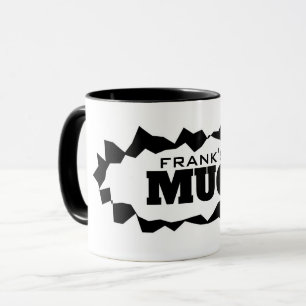 Taza de café personalizada con divertido agujero r