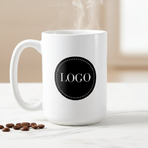 Taza de café personalizada con el logotipo de su e