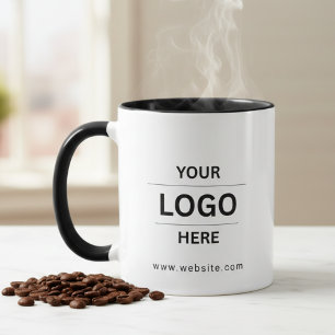 Taza de café personalizada con el logotipo de su e