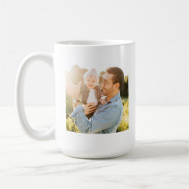 Taza de café personalizada con foto completa del m