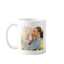 Taza de café personalizada con foto completa del m