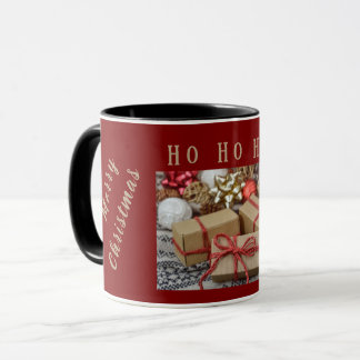 Taza de café personalizada con foto Feliz Navidad
