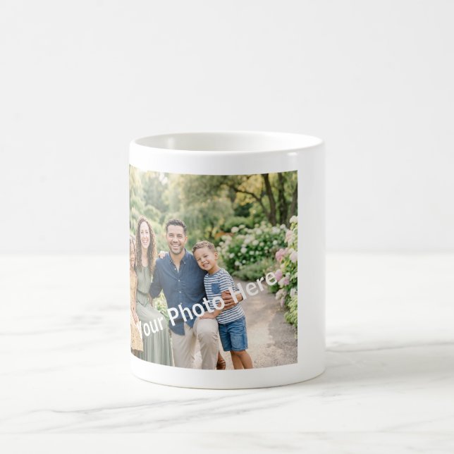 Taza de café personalizada con foto personalizada (Centro)