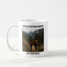 Taza de café personalizada con foto y texto person