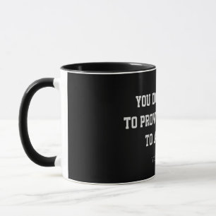 Taza De Café Personalizada Con Frase Minimalista '