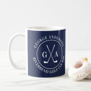 Taza de café personalizada con logotipo de palo de