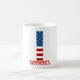 Taza de café personalizada con monograma del 4 de