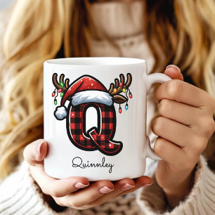 Taza de café personalizada con monograma para rega