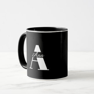 Taza de café personalizada con nombre