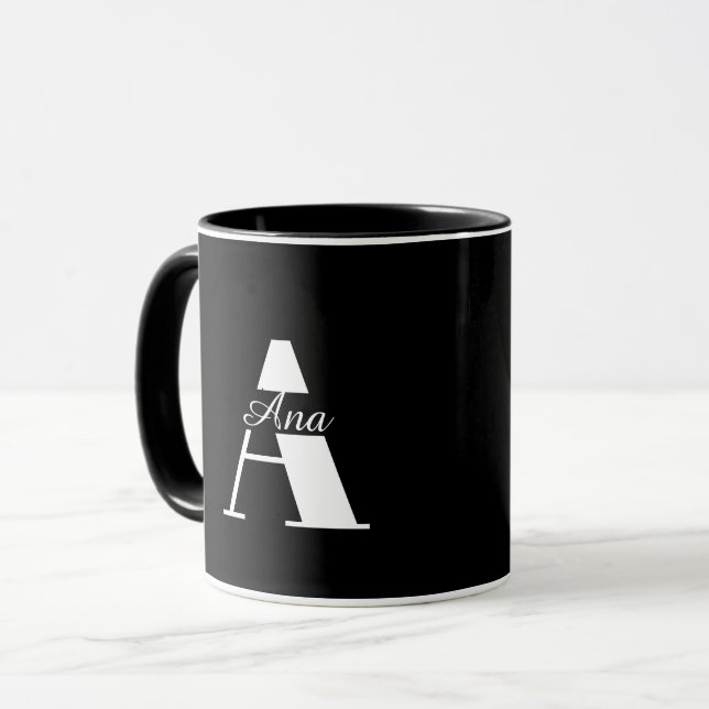 Taza de café personalizada con nombre (Anverso izquierdo)