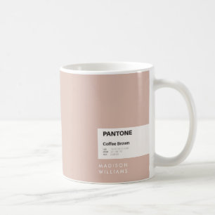 Taza de café personalizada con nombre minimalista