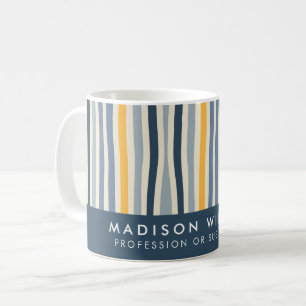 Taza de café personalizada con nombre minimalista