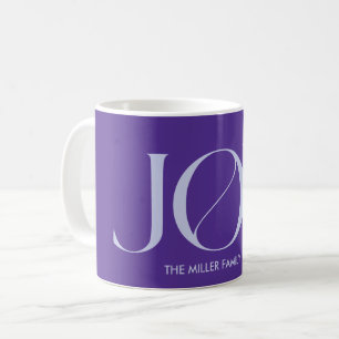 Taza de café personalizada con nombre minimalista