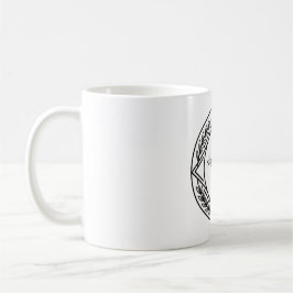 Taza de café personalizada con nombre o inicial