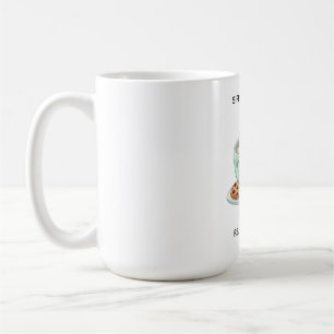 Taza de café personalizada con nombre y gato retro