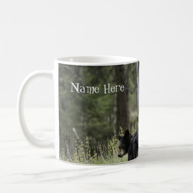 Taza de café personalizada con oso (Izquierda)