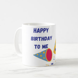 Taza de café personalizada con sprinkles coloridos