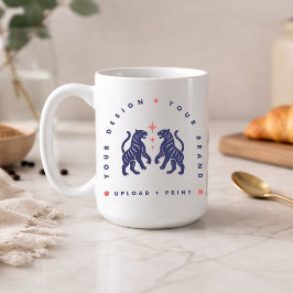 Taza de café personalizada de 15oz | Tazas con dis
