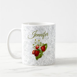 Taza de café personalizada de fresa