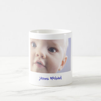 Taza de café personalizada de la foto del bebé