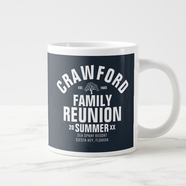 Taza de café personalizada de la reunión de (Derecha)