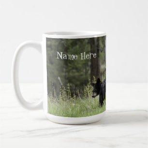 Taza de café personalizada de Mamá y Oso Cachorro