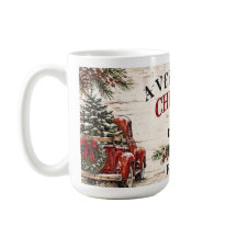 Taza de café personalizada de Navidad con estilo d