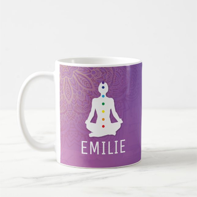 Taza de café personalizada de Reiki (Izquierda)