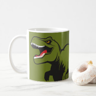 Taza de café personalizada de T-Rex