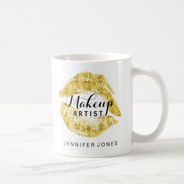 Taza de café personalizada del artista de (Derecha)