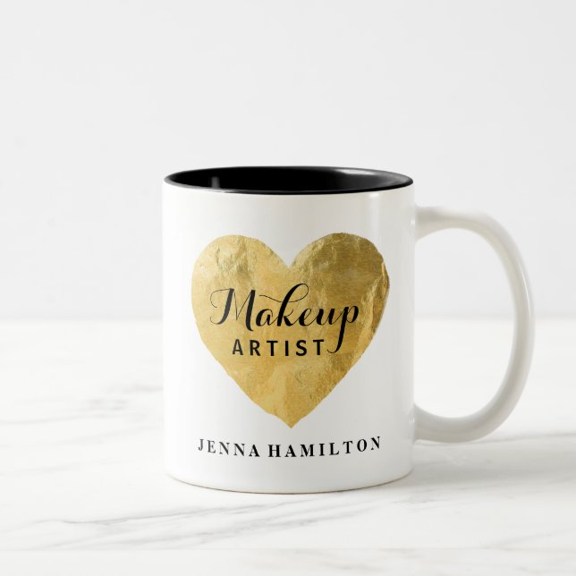 Taza de café personalizada del artista de (Derecha)