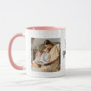 Taza de café personalizada del Día de la Madre, Me