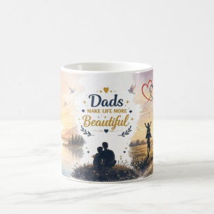 Taza de café personalizada del Día del Padre feliz