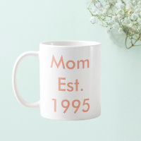 Personalizada el año de creación de mamá