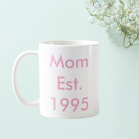 Personalizada el año de creación de mamá