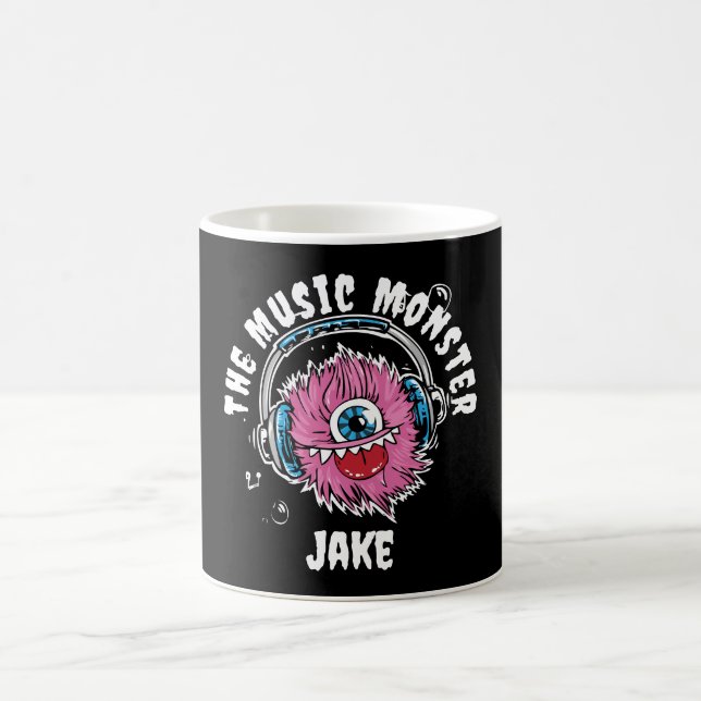 Taza de café personalizada El Monstruo de la Músic (Centro)
