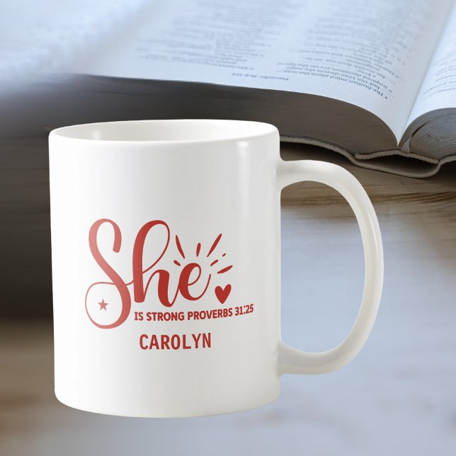 Taza De Café Personalizada, es una fuerte proverbial del corazó (Subido por el creador)
